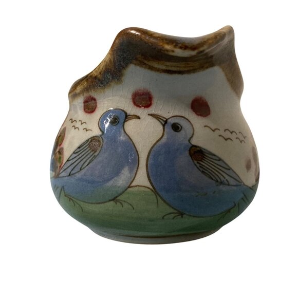 Vintage Ken Edwards Tonala Pottery Rustic Mexican Folk Art Handmade Signed - Picture 2 of 8